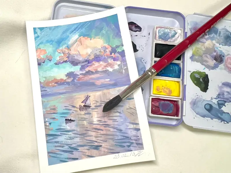 바바라수채화붓70r,바바라청설모붓,바바라자연모붓,파브리아노포스트카드,수채화엽서패드,파브리아노수채종이,홀베인아티스트수채화과슈,수채과슈발색