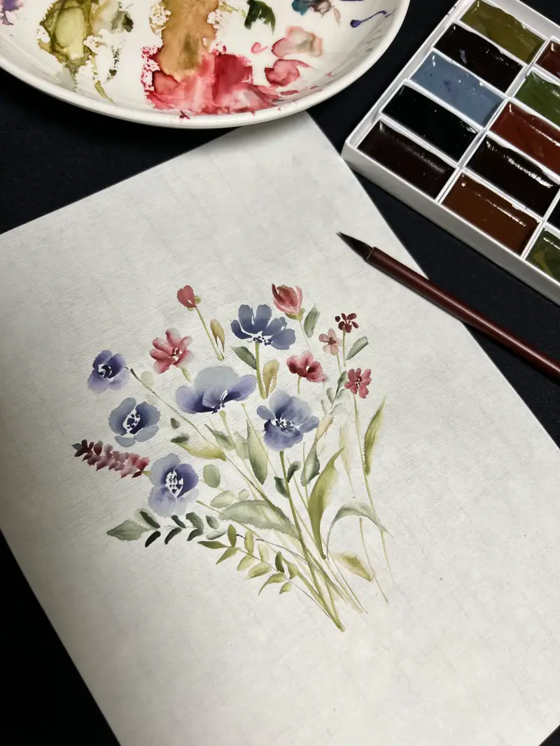 길상,길상채미먹,화방넷체험단,동양화물감,길상안채