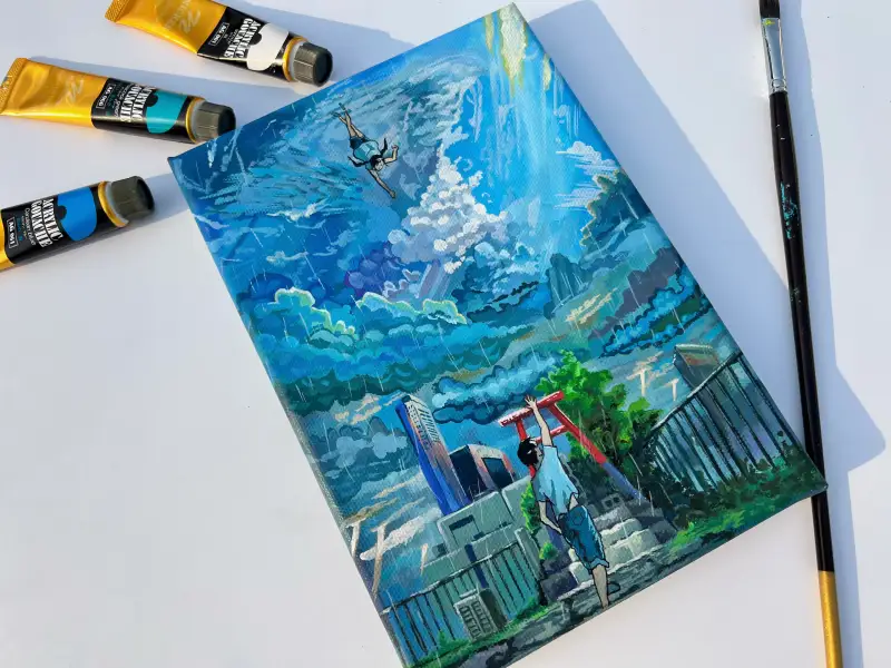 니카아크릴과슈,anb717fbs,anb아크릴붓,피닉스가왁구면천캔버스,쉴드아크릴건조지연제,쉴드리타더,스테들러피그먼트라이너