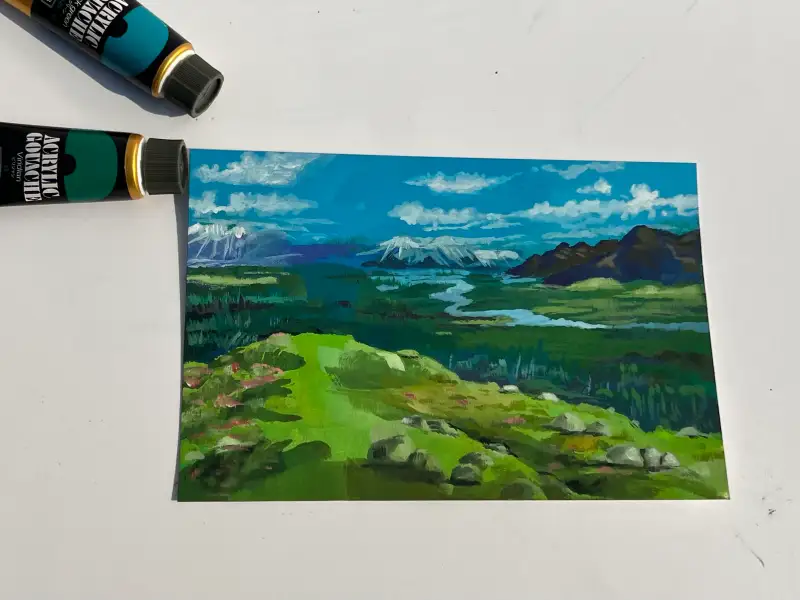 윈저앤뉴튼프로패셔널수채패드,니카아크릴과슈