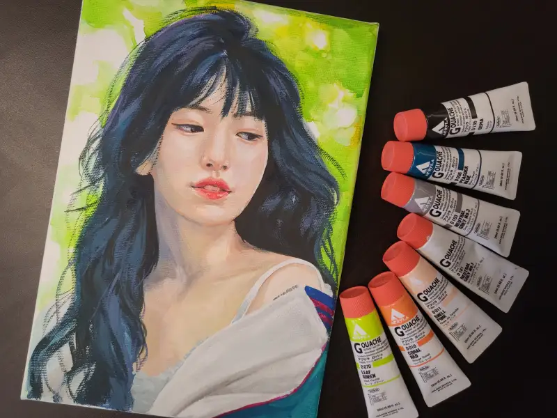 홀베인아크릴과슈,홀베인과슈,홀베인과슈물감