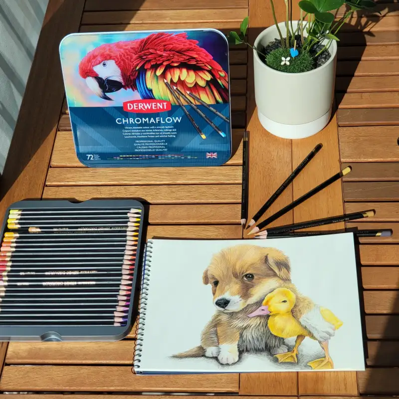 더웬트크로마플로우색연필,더웬트,유성색연필