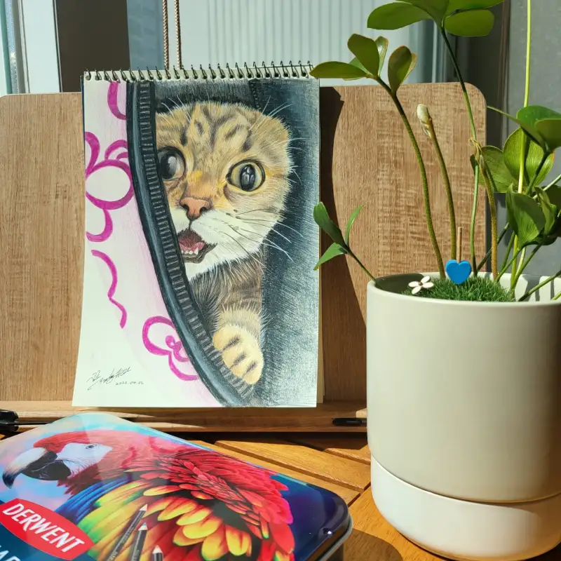 협찬,화방넷,화방넷체험단,더웬트색연필,크로마플로우,크로마플로우색연필,색연필화