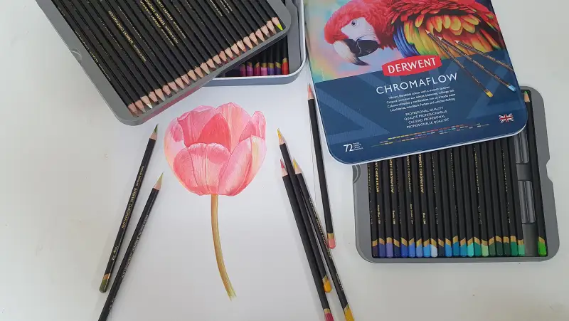 협찬,화방넷,화방넷체험단,더웬트색연필,크로마플로우,크로마플로우색연필,색연필화
