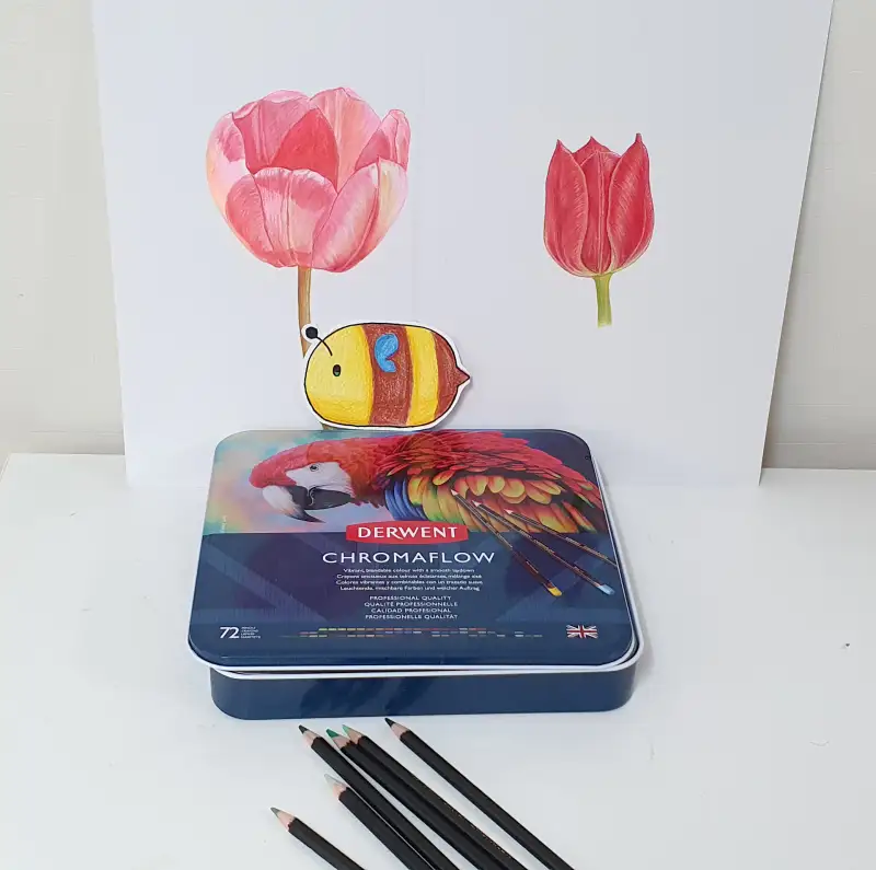협찬,화방넷,화방넷체험단,더웬트색연필,크로마플로우,크로마플로우색연필,색연필화