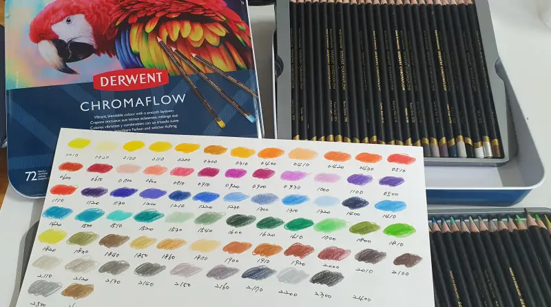 협찬,화방넷,화방넷체험단,더웬트색연필,크로마플로우,크로마플로우색연필,색연필화