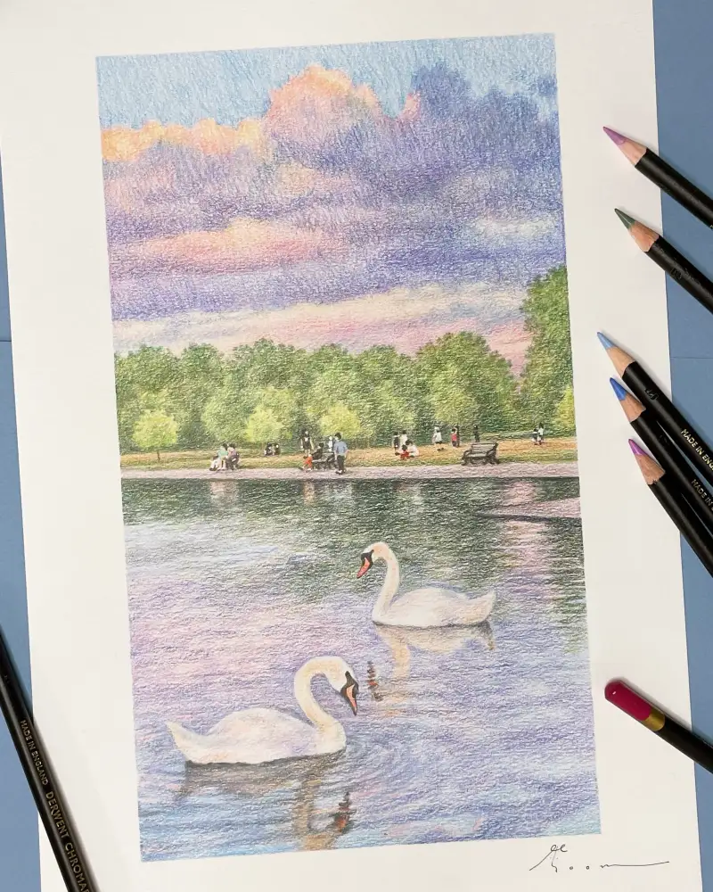 색연필일러스트