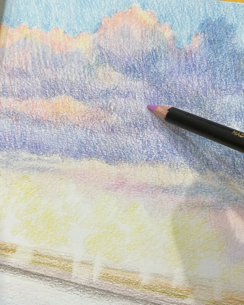 포슬포슬색연필