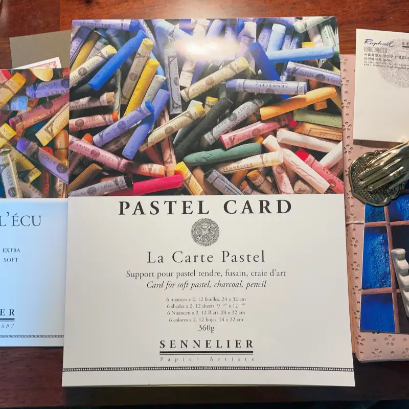 시넬리에파스텔카드,파스텔용지