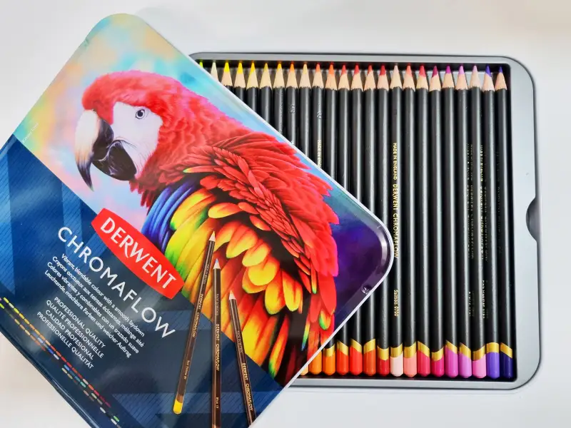 색연필추천,더웬트크로마플로우,화방넷체험단,유성색연필