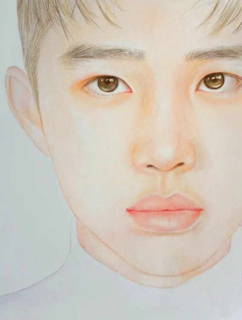 색연필인물화,인물화,색연필,색연필추천,유성색연필