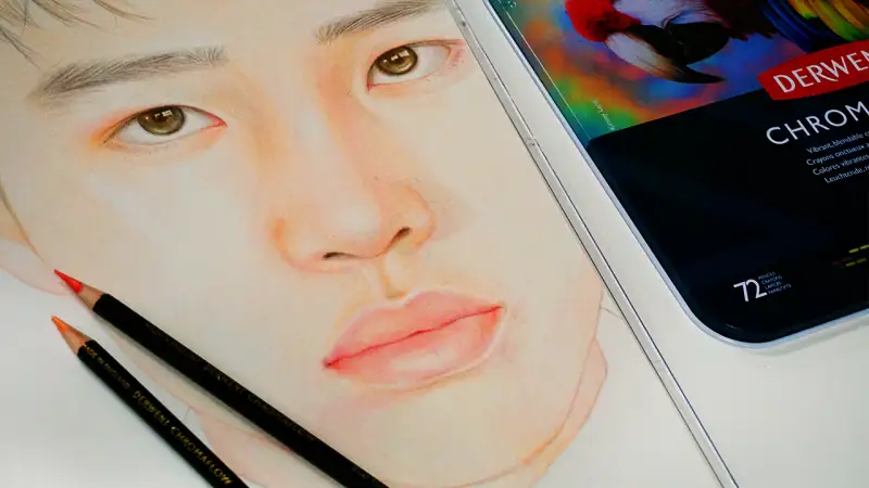 크로마플로우색연필,크로마플로우,그림,드로잉,색연필화