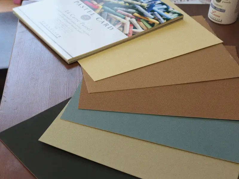 파스텔카드,시넬리에,파스텔전용지,카드,파스텔
