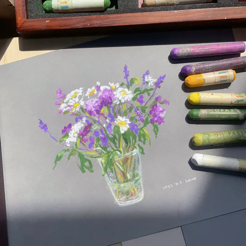 파펠시노톤드그레이탠,까렌다쉬오일파스텔,화원오일파스텔,문교오일파스텔,오일파스텔종이