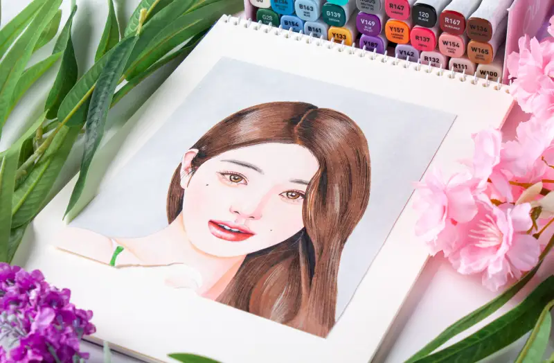 골드손아워컬러트윈브러쉬마카