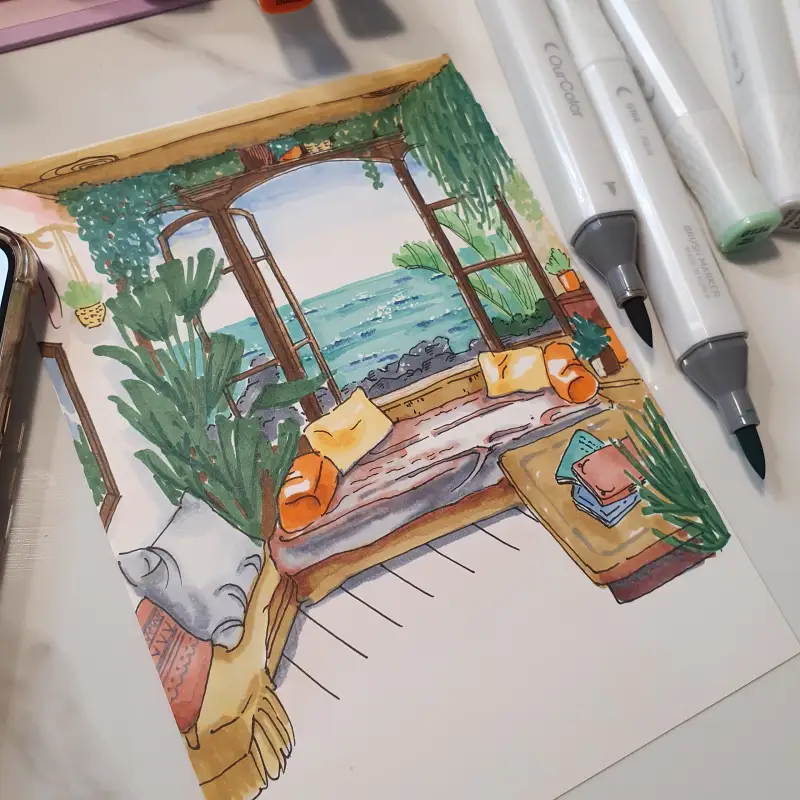 골드손에디션,마카그림