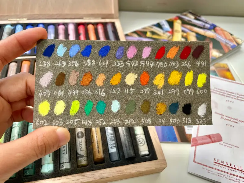 시넬리에파스텔,파스텔컬러칩,시넬리에소프트파스텔,시넬리에,시넬리에엑스트라소프트파스텔,파스텔모작,파스텔그림,명화그리기