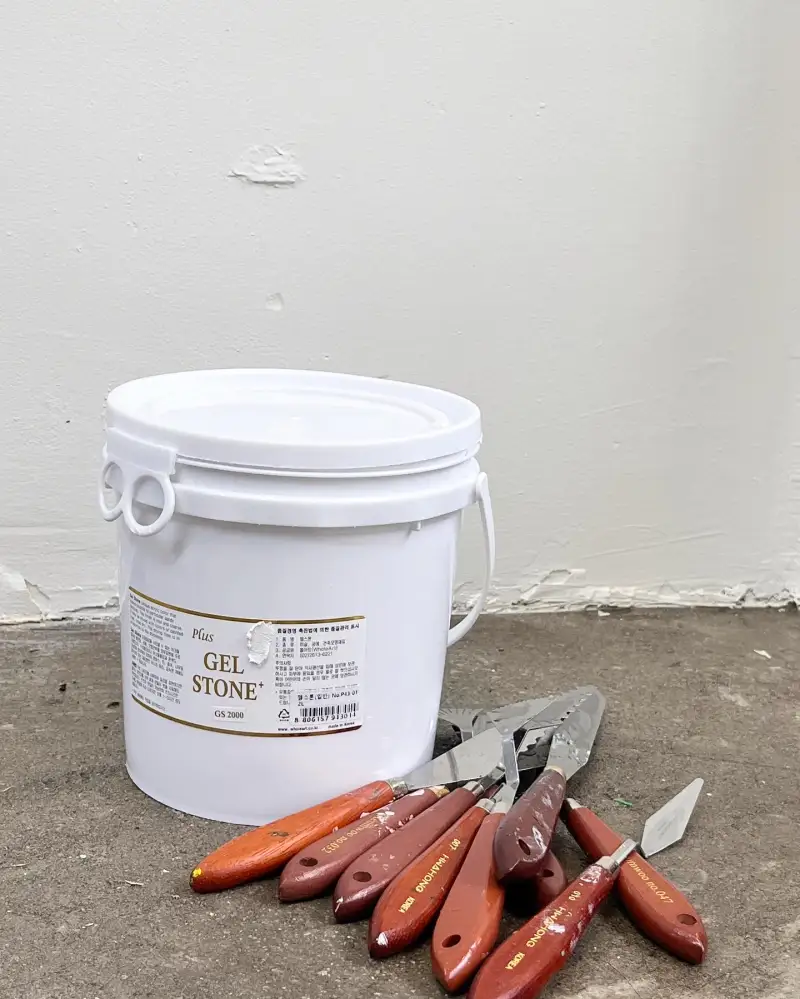 플러스겔스톤,겔스톤,페인팅나이프,아크릴화