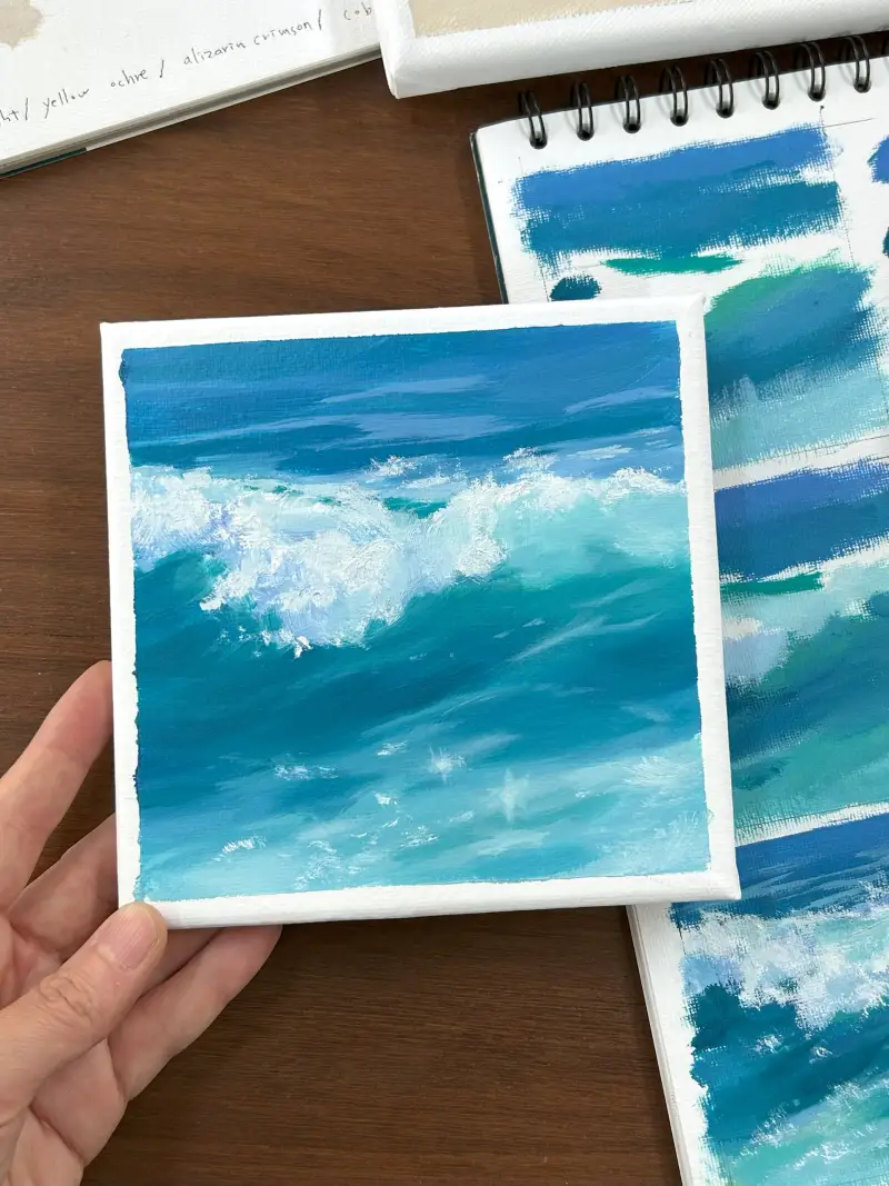 바다,티타늄화이트