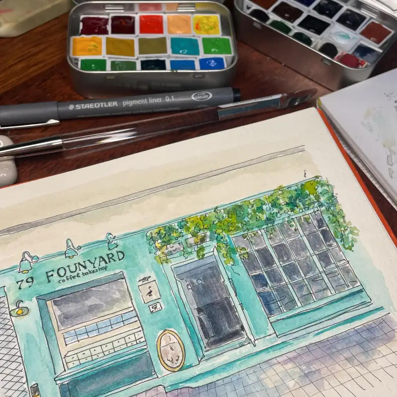 새미,홀베인수채물감