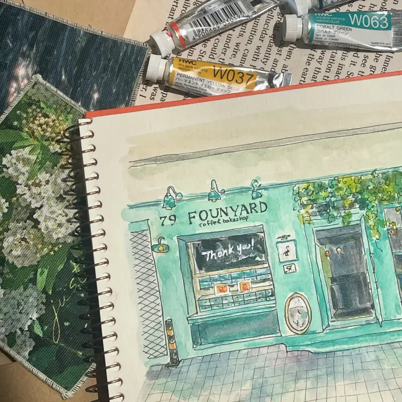 새미,홀베인수채물감