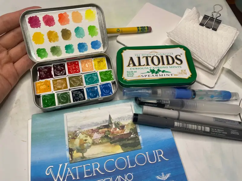 새미,홀베인수채화,세르지오빈팬,스테들러피그먼트라이너