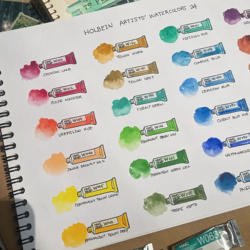 새미,홀베인수채물감