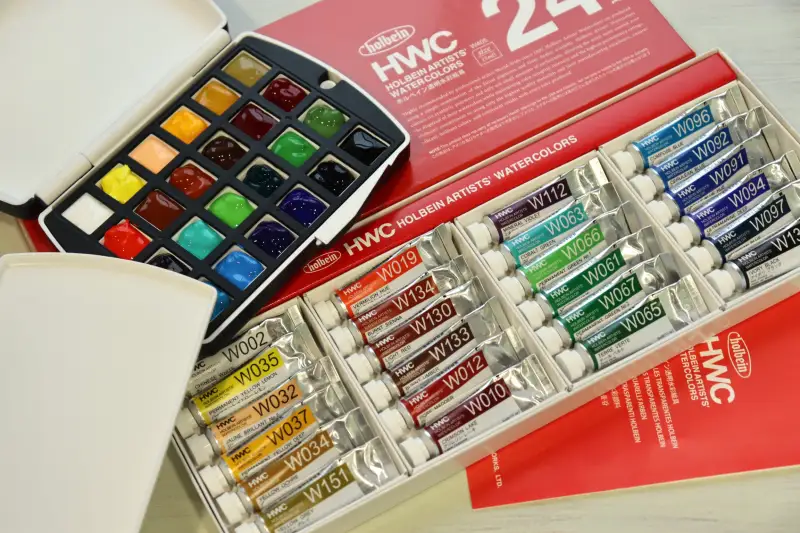 홀베인,수채화물감,팬팔레트,홀베인수채화