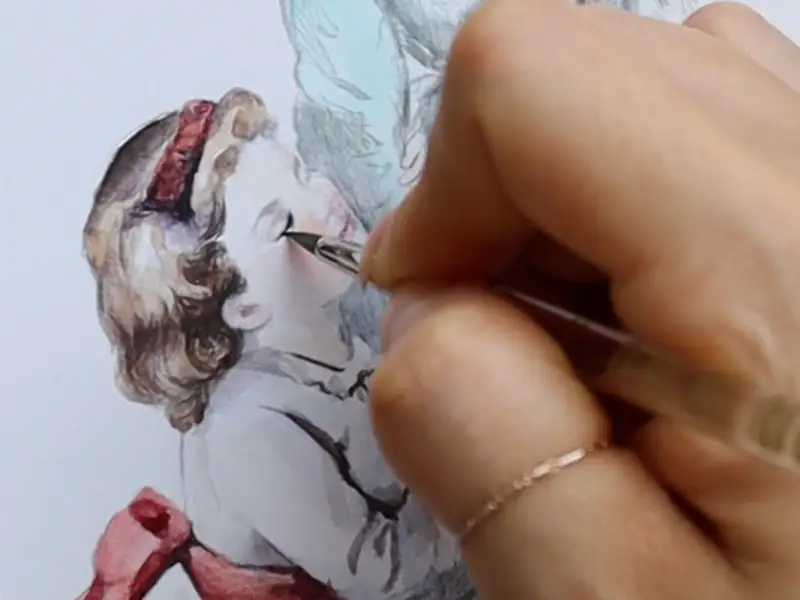 수채화붓,홀베인