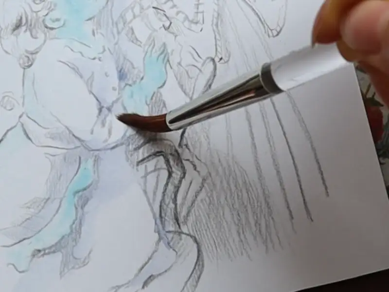 홀베인붓,수채화붓