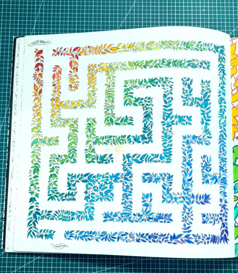 비밀의정원,컬러링북