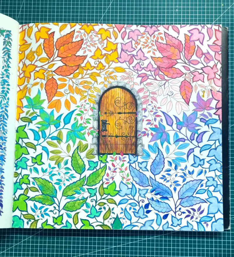 비밀의정원,컬러링북