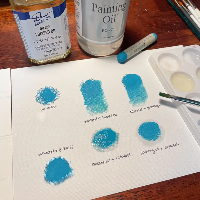 새미,페인팅오일,린시드오일,홀베인,홀베인린시드오일