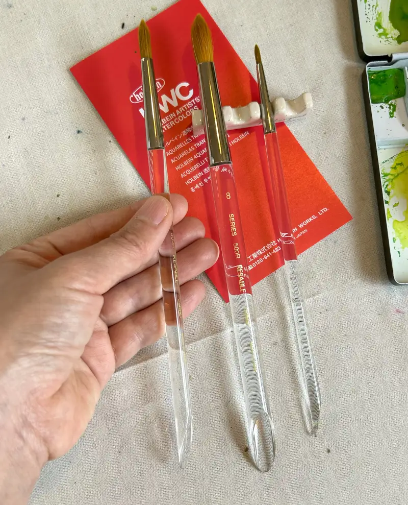 홀베인,수채화붓,홀베인수채붓,500r,혼합모붓