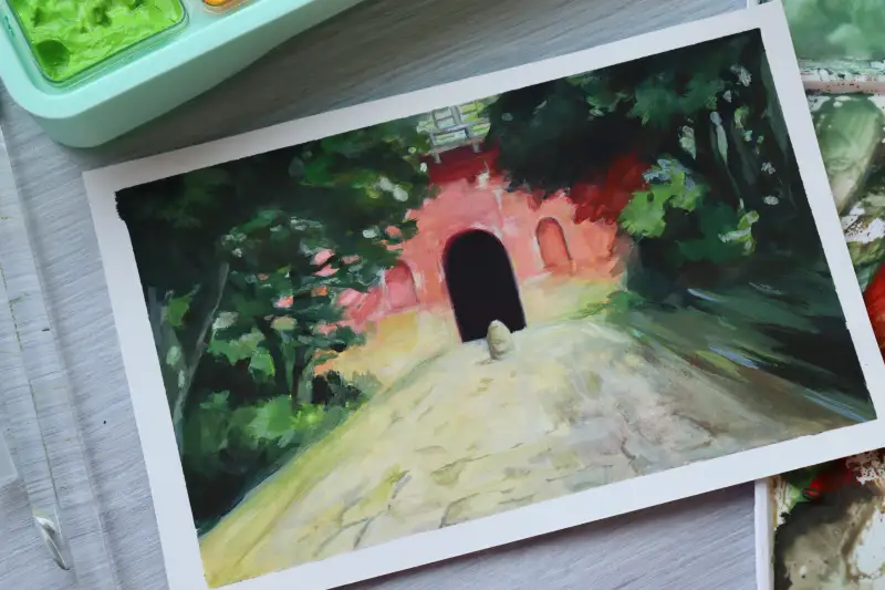 미야젤리과슈,과슈,수채과슈,히미과슈