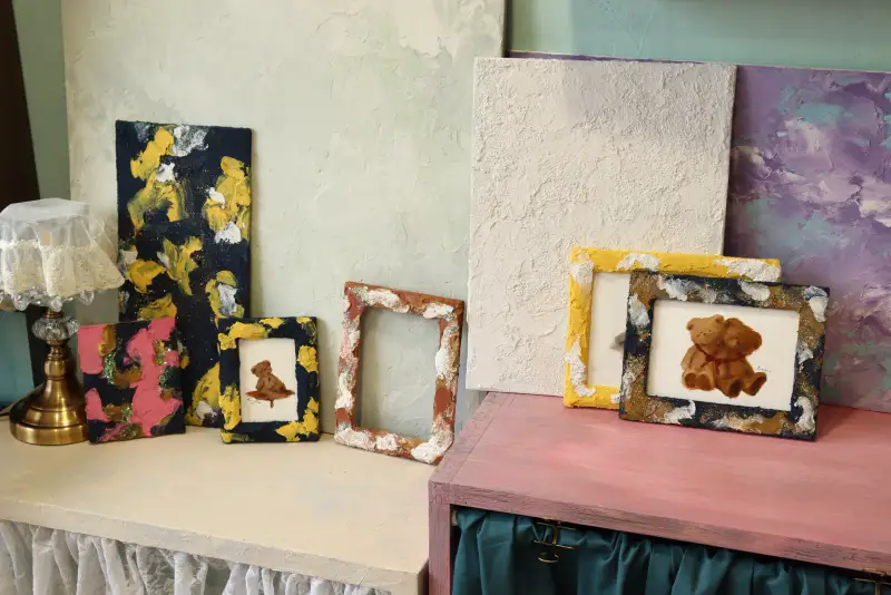 백드롭페인팅,추상화,젤스톤,퍼티,리폼