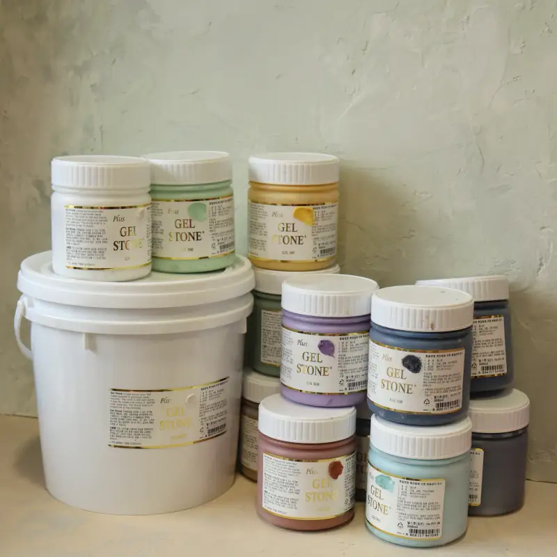 젤스톤,백드롭페인팅,퍼티