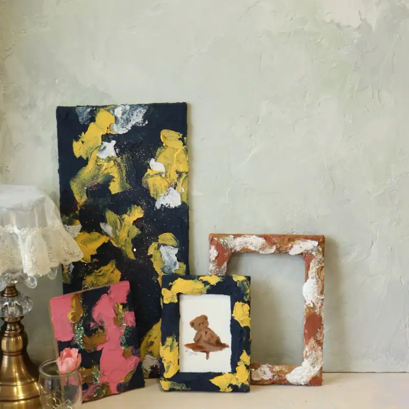 백드롭페인팅,리폼,젤스톤,플러스,액자,퍼티