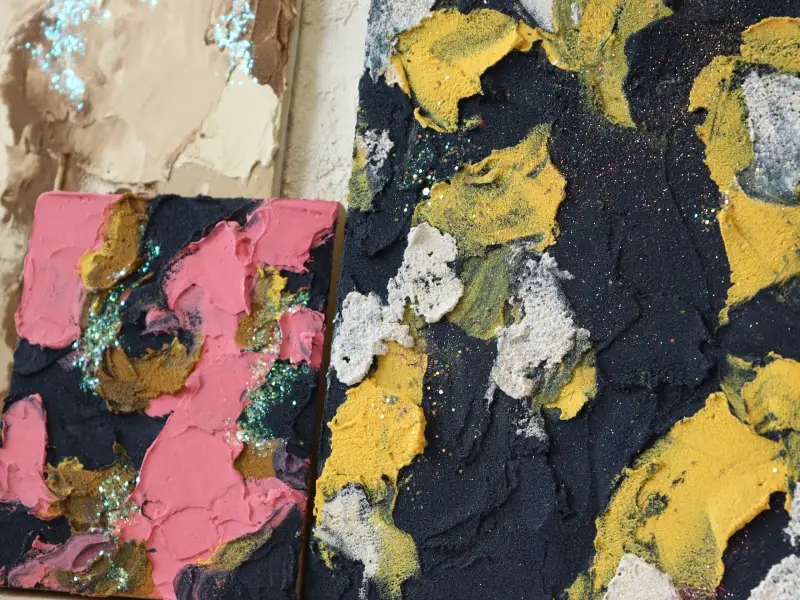 젤스톤,플러스,조소냐,글리터,오팔,퍼티,백드롭페인팅,추상화,취미,집콕