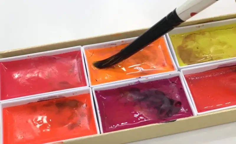 길상안채,길상안채접시물감,길상형광