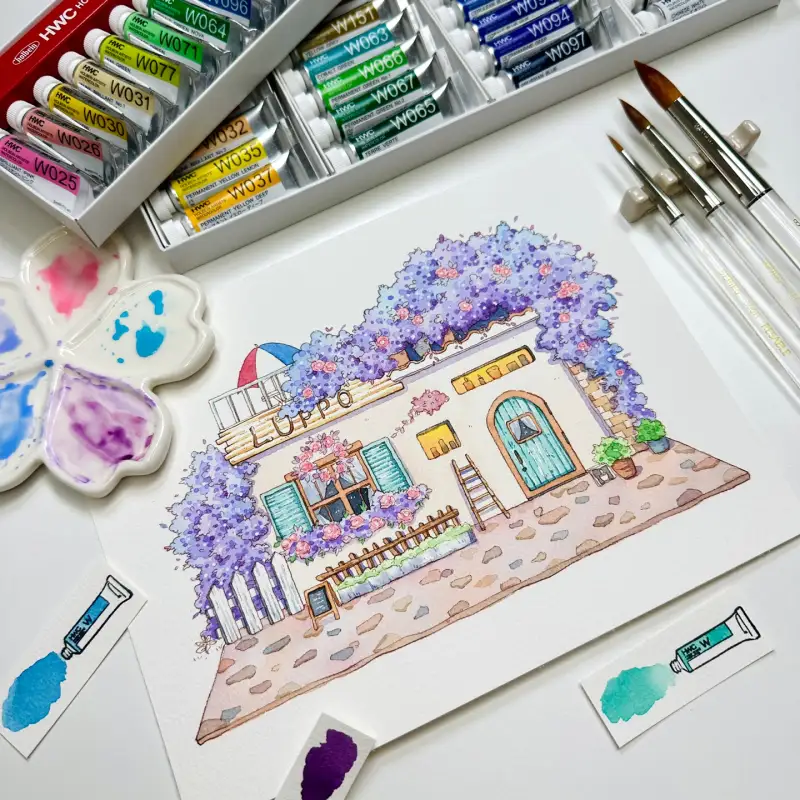 홀베인스탬프,홀베인붓,홀베인수채붓,수채화붓