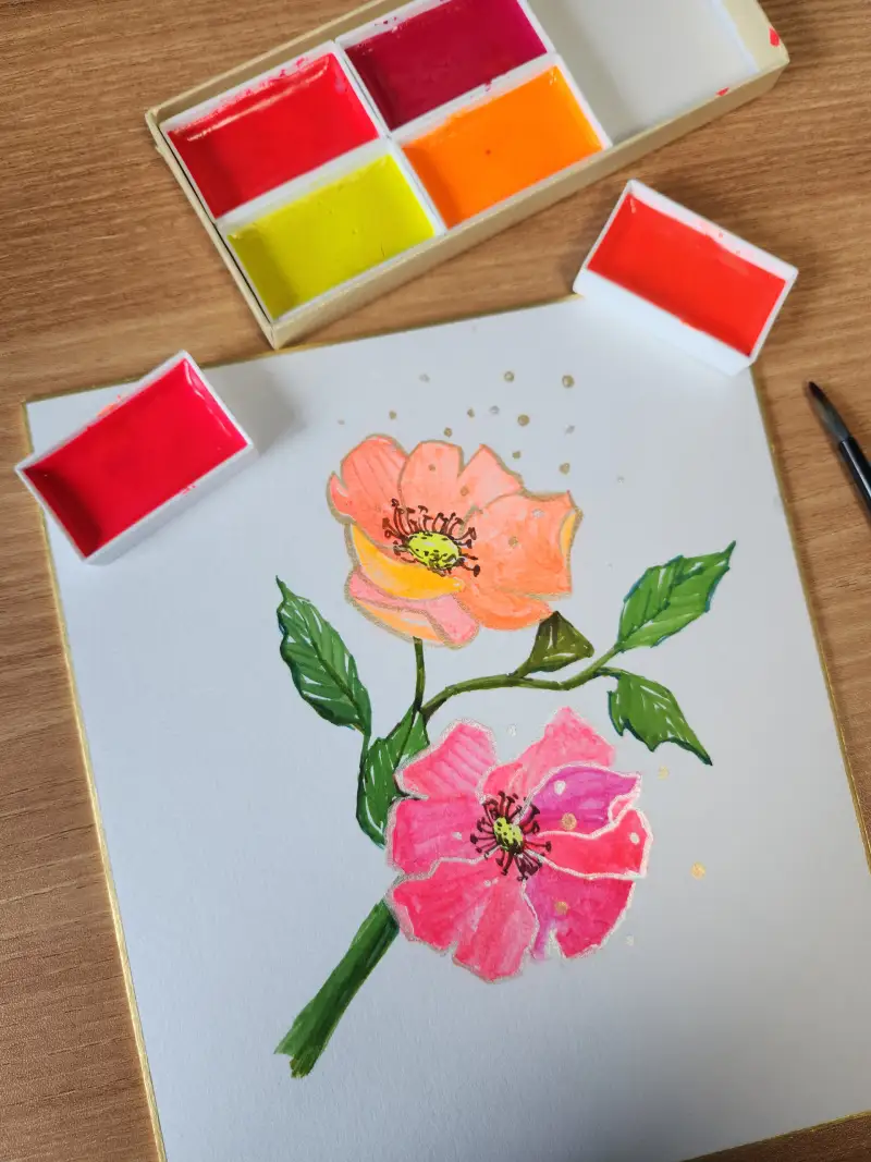 협찬,화방넷,화방넷체험단,길상,길상안채,고체물감,동양화물감,한국화물감