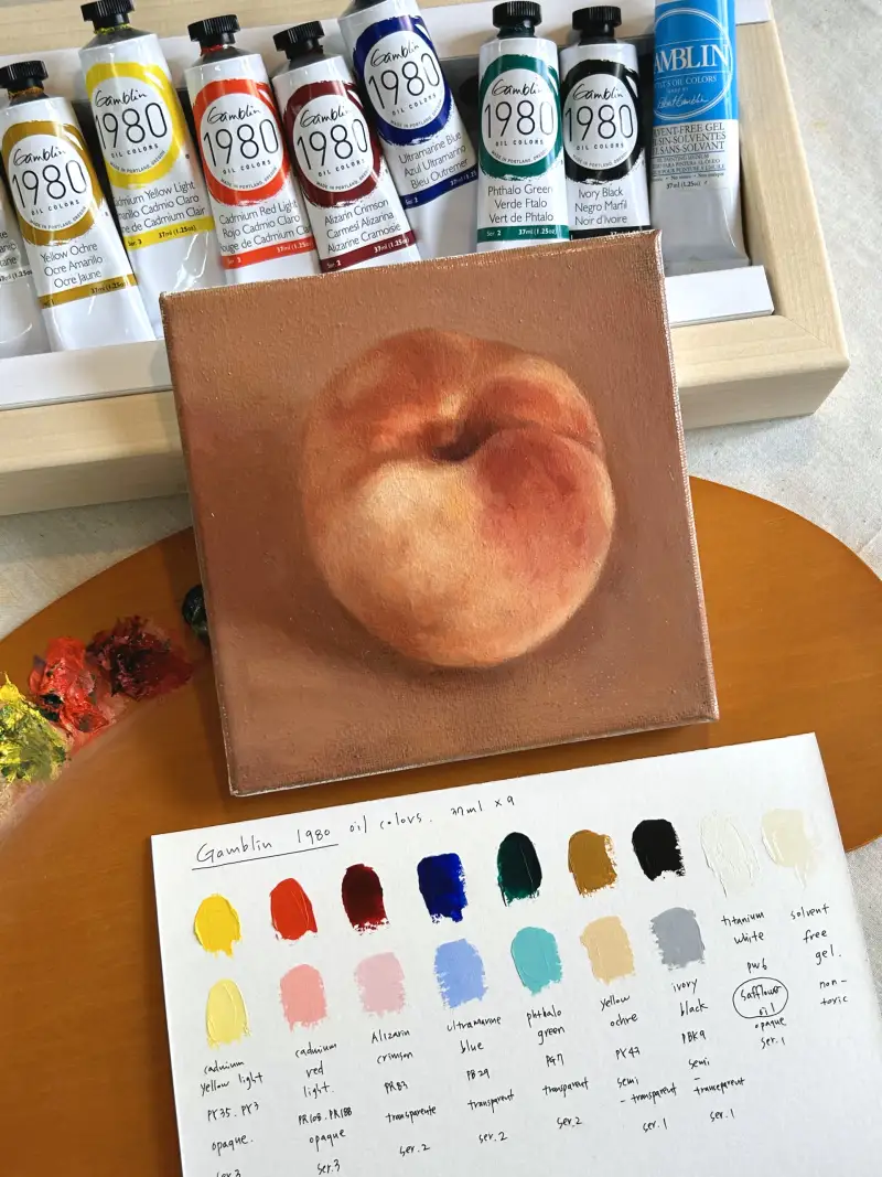 갬블린유화물감,갬블린,gamblin,유화물감,1980,갬블린1980
