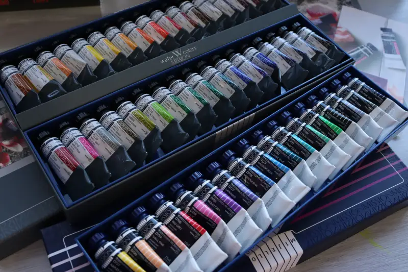 미젤로과슈,수채화,과슈