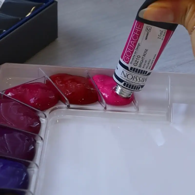 미젤로,티타늄클래스,과슈,팔레트,방탄유리