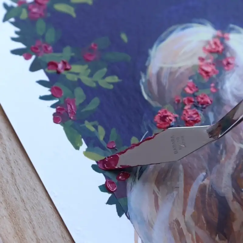 미젤로,과슈,수채화