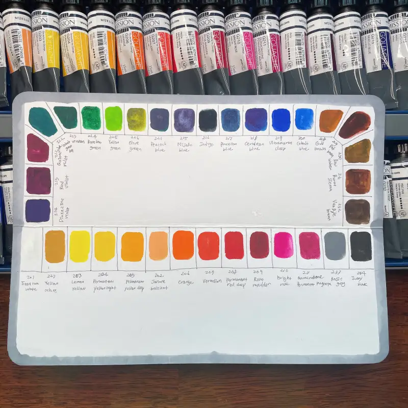 새미,미젤로,과슈