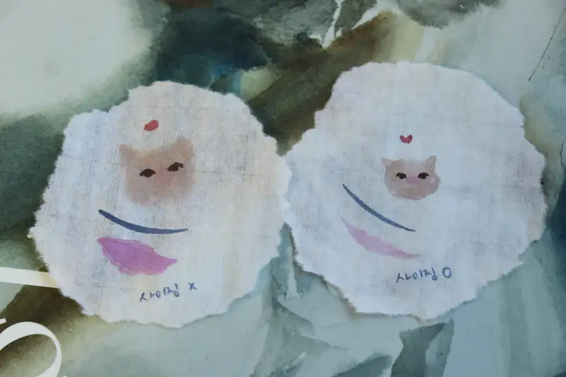 멀티사이징,홀베인,아교액,아교,동양화