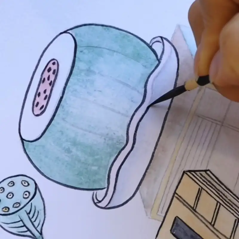 동양화,길상,안채,채미먹,고체물감,동양화물감,두방지,시키시,서화판,판넬,수채물감,펄,물감