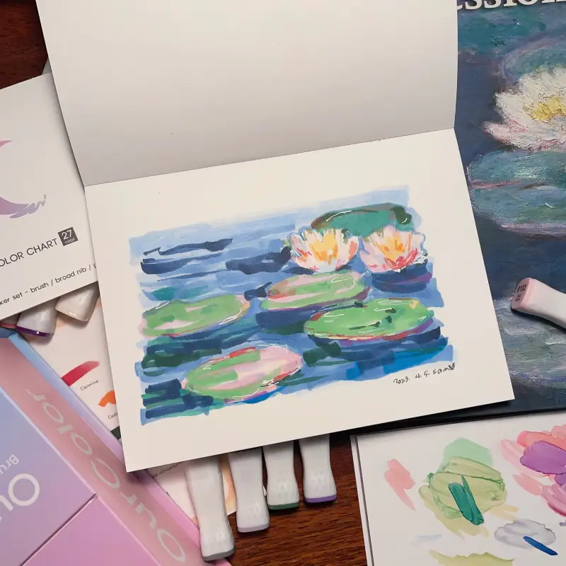 새미,골드손마커,아워컬러마커